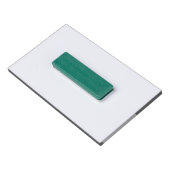 Badge D'identification Bonjour Mon Nom Est - Noir Solide (Dos)