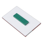 Badge D'identification Bonjour mon nom est - rouge - Nom de l'employé per (Dos)