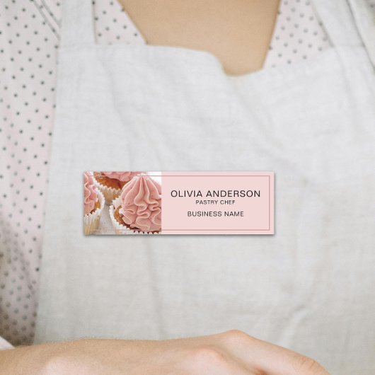 Badge D'identification Boulangerie confiserie Gâteau Boutique sur mesure 