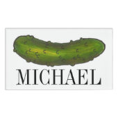 Badge D'identification Brochure croustillante Green Kosher Dill (Devant)