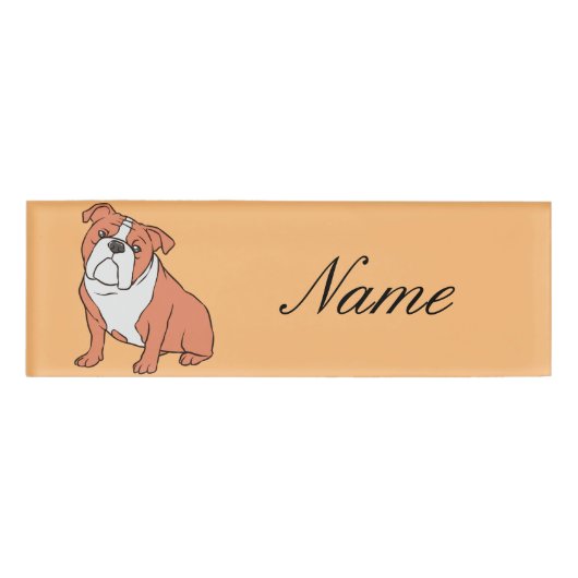Badge D'identification Bulldog Breed Thunder_Cove (Devant)
