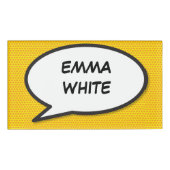 Badge D'identification Bulle d'expression de la bande dessinée moderne (Devant)