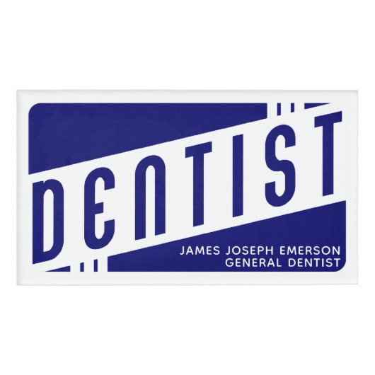 Badge D'identification Bureau dentaire (Devant)