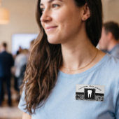 Badge D'identification bureau professionnel de dentiste damassé
