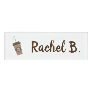 Badge D'identification Café-restaurant personnalisé de café de barman