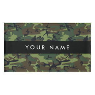 Badge D'identification Camo Vert, Camouflage, Militaire, Armée
