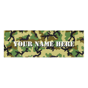 Badge D'identification Camouflage des bois
