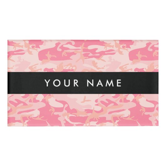 Badge D'identification Camouflage Rose, Camouflage, Militaire, Armée (Devant)
