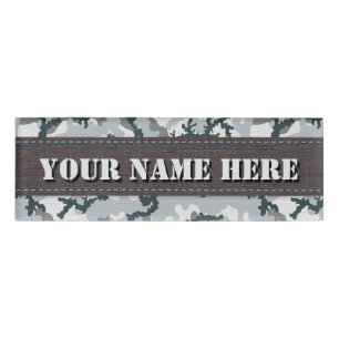 Badge D'identification Camouflage urbain