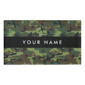 Badge D'identification Camouflage vert, Armée (Devant)