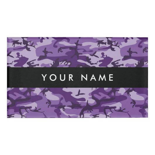 Badge D'identification Camouflage Violet, Camouflage, Militaire, Armée (Devant)