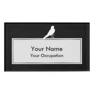 Badge D'identification Canari debout