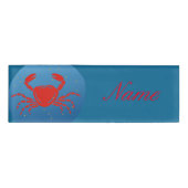 Badge D'identification Cancer Crabe Zodiac Thunder_Cove (Devant)