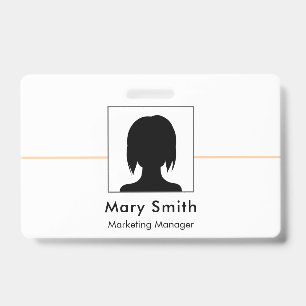 Badge d'identification Carte Entreprise Employé Pe
