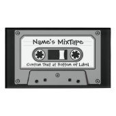 Badge D'identification Cassette audio Grey (Devant)