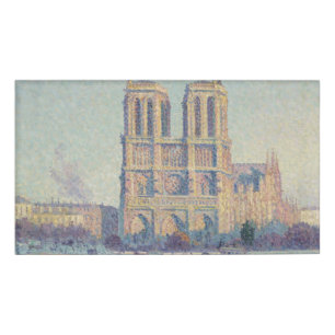 Badge D'identification Cathédrale Notre-Dame Paris France Peinture classi