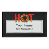 BADGE D'IDENTIFICATION CHAUD (Devant)