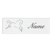 Badge D'identification Cheval Animal Thunder_Cove (Devant)