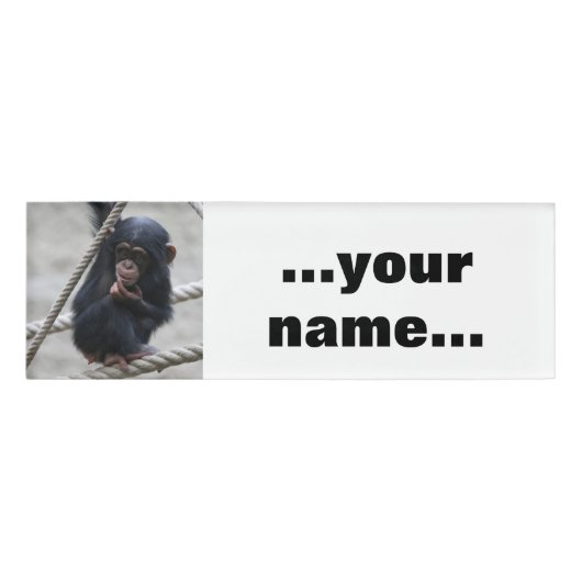 Badge D'identification Chimpanzé 030 (Devant)