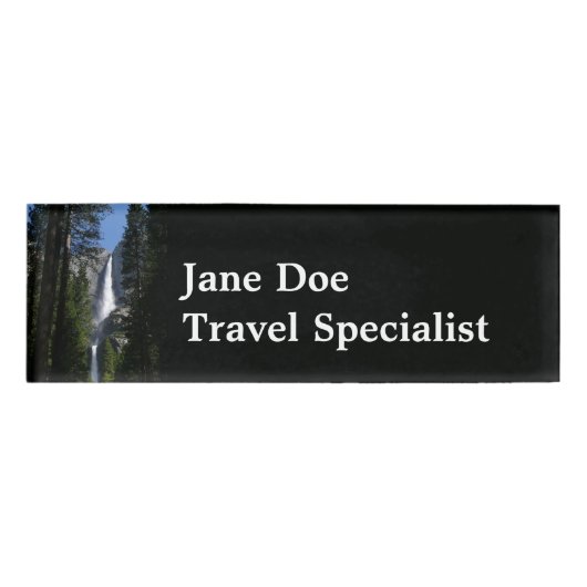 Badge D'identification Chutes et bois de Yosemite (Devant)