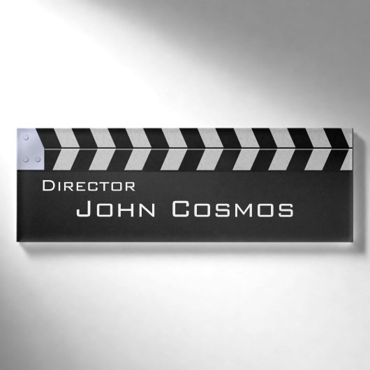 Badge D'identification Clapet de cinéma (Devant)