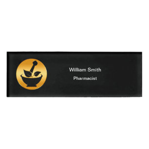 Badge D'identification Classy Pharmacy Nom du personnel Tags
