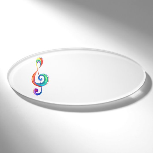 Badge D'identification Clé arc-en-ciel (Devant)