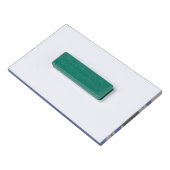 Badge D'identification Clé de méandre grecque, Clé de vague, Bleu, Votre (Dos)
