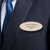 Badge D'identification Clergé De L'Église Chrétienne Et Usher
