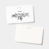 Badge d'identification CNA Life (Avant & arrière)