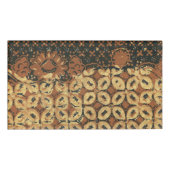 Badge D'identification Coffee Bean Earthy Boho Rustique (Devant)