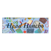 Badge D'identification Collage des fournitures scolaires (Devant)