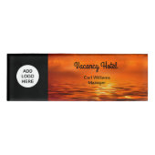 Badge D'identification Conception de logo de personnel d'hôtel (Devant)