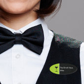 Badge D'identification Conception de verre de cocktail Bartender moderne