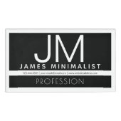 Badge D'identification Conception professionnelle moderne et minimale | N (Devant)