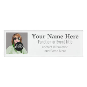 Badge D'identification Concevez facilement votre propre étiquette