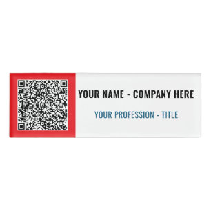 Badge D'identification Concevez votre exemple de tag de nom d'entreprise