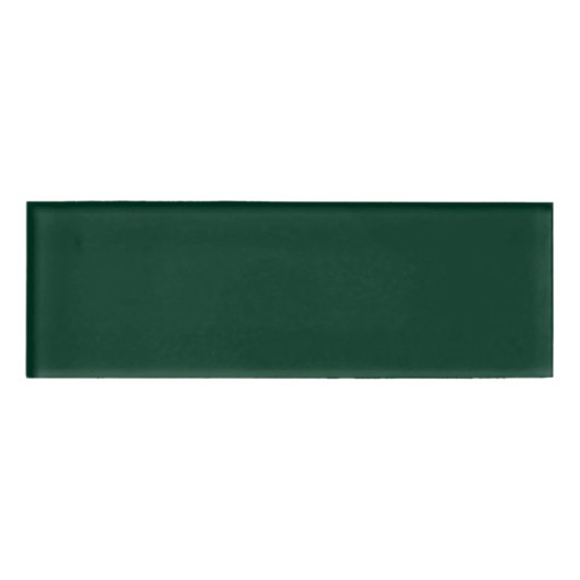 Badge D'identification Couleur solide vert foncé (Devant)