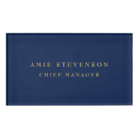 Couleurs d'or bleu Professional Classic Plain