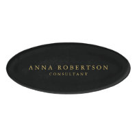 Couleurs d'or noir professionnel minimaliste tenda