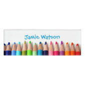 Badge D'identification Crayons colorés (Devant)
