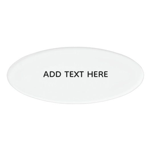 Badge D'identification Create Your Own White (Devant)