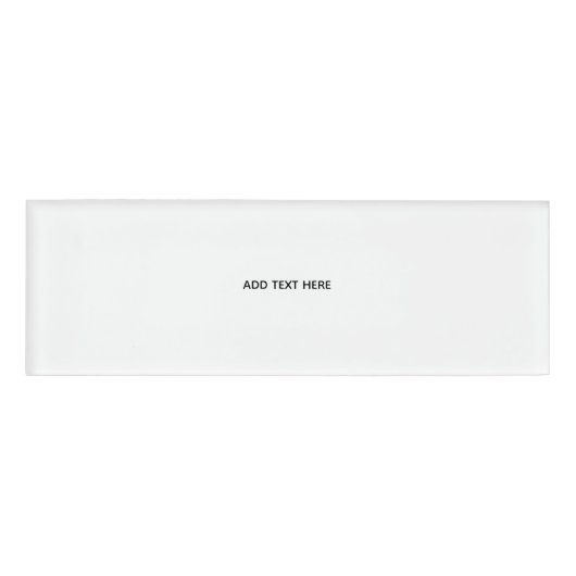 Badge D'identification Create Your Own White (Devant)