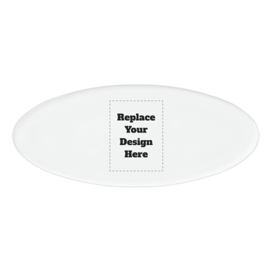 Badge D'identification Create Your Own white  (Devant)