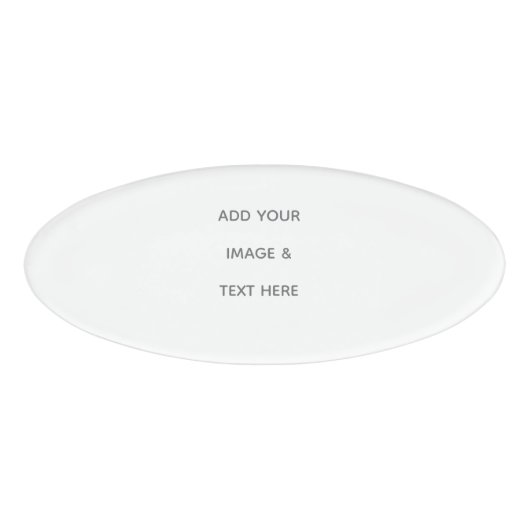 Badge D'identification Create Your Own white  (Devant)