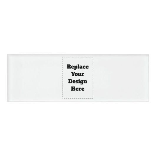 Badge D'identification Créez votre propre blanc  (Devant)