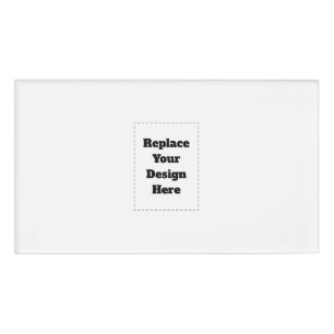 Badge D'identification Créez votre propre blanc