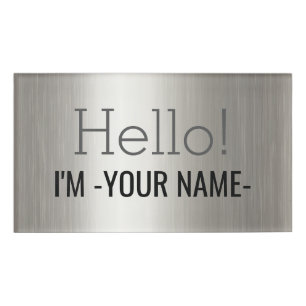 Badge D'identification CRÉEZ-VOTRE-PROPRE conception personnalisée de tél