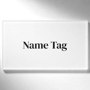 Badge D'identification Créez votre propre modèle personnalisé 3,5" x 2"