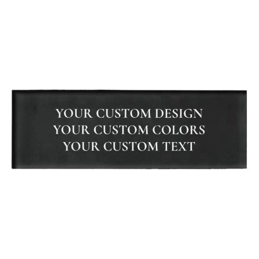 Badge D'identification Créez votre propre personnalisation (Devant)